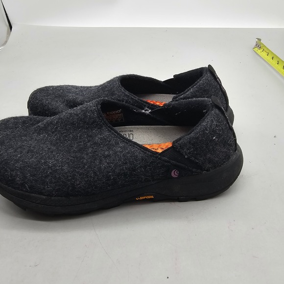 Topo Athletic Rekovr 2 Recovery Shoes Charcoal Grey Wool Slip On Men 7.5 Women 9